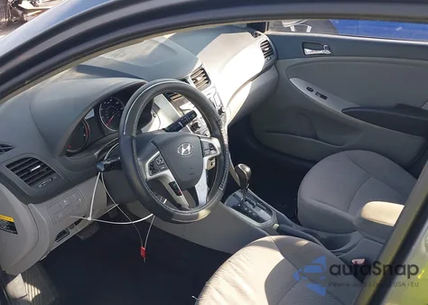 2012 Hyundai Accent Gls from USA, damaged, VIN KMHCU4AE6CU236325